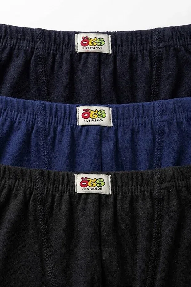 Детские боксеры для мальчиков с принтом комплект 3 шт Boys' 3-piece cotton boxer breathable fabric (7248-3) Öts, Colored — фото 3