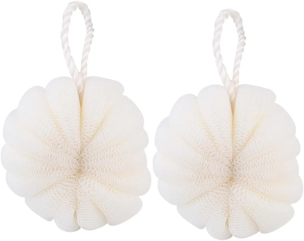Мочалка для душа Minkissy, 2 шт, цвет Beige