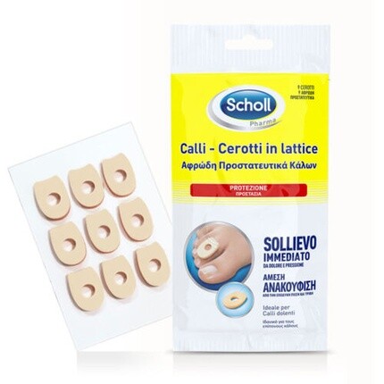 

Scholl кукурузные пластыри 9 пластырей, Scholl'S Wellness Company Srl