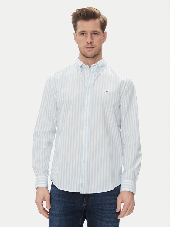 

Рубашка обычного кроя MW0MW39159 Tommy Hilfiger, голубой