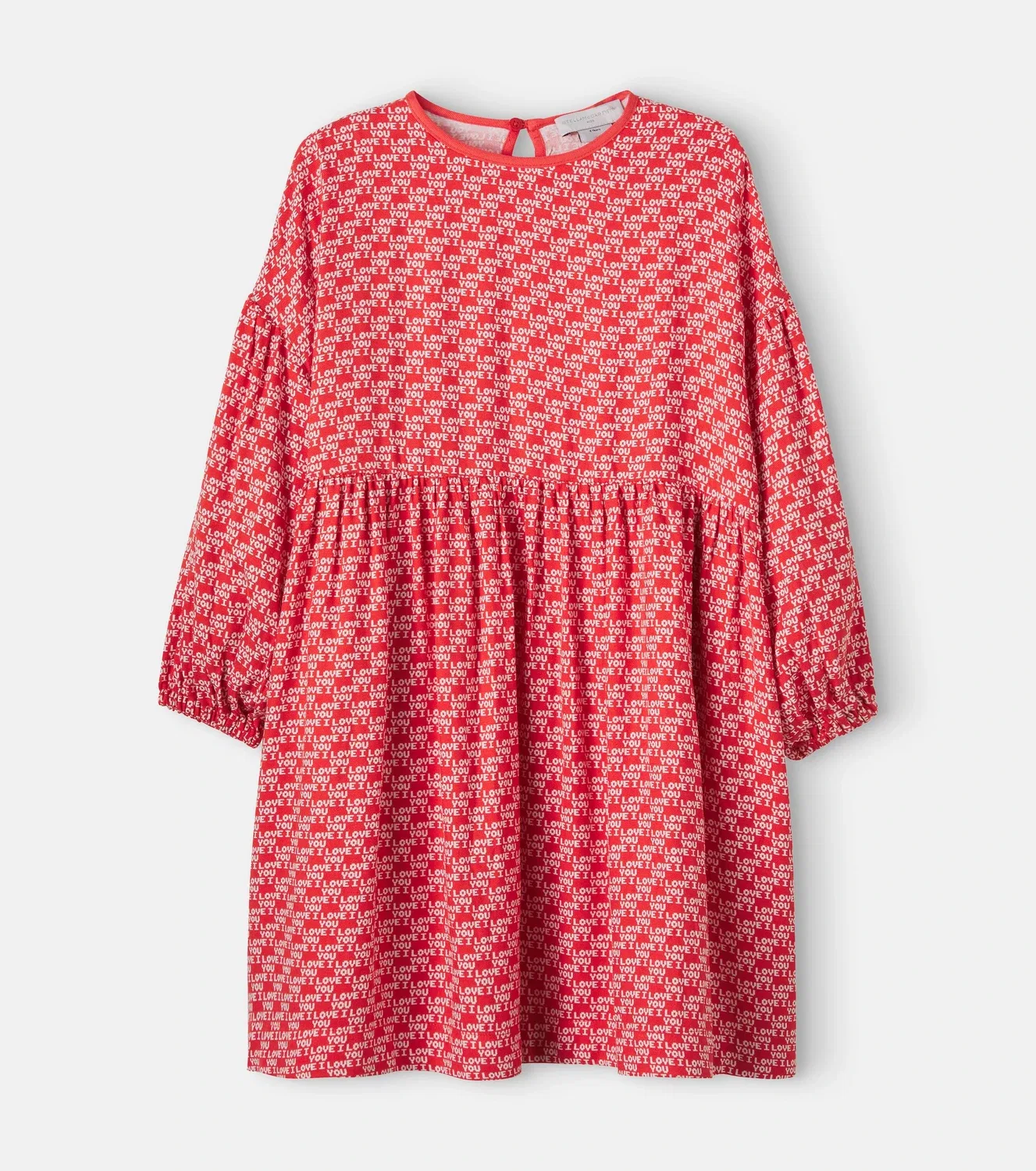 Нарядное платье с принтом Stella Mccartney Kids, красный