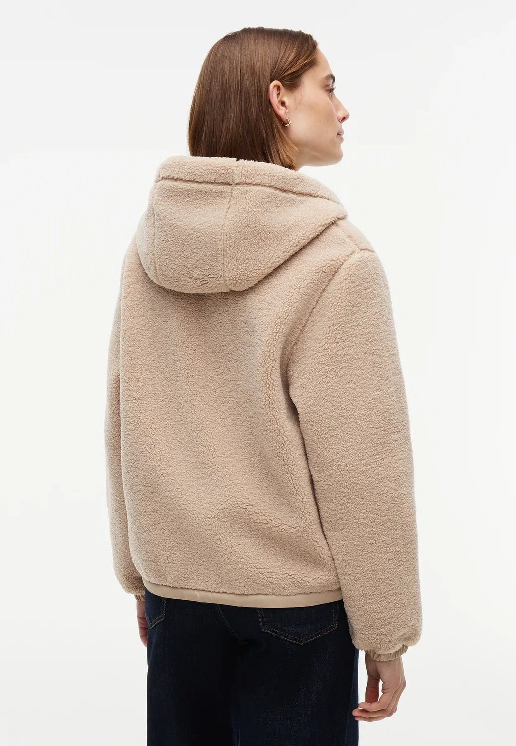 Куртка с капюшоном - флисовая куртка Tommy Hilfiger, Beige — фото 3