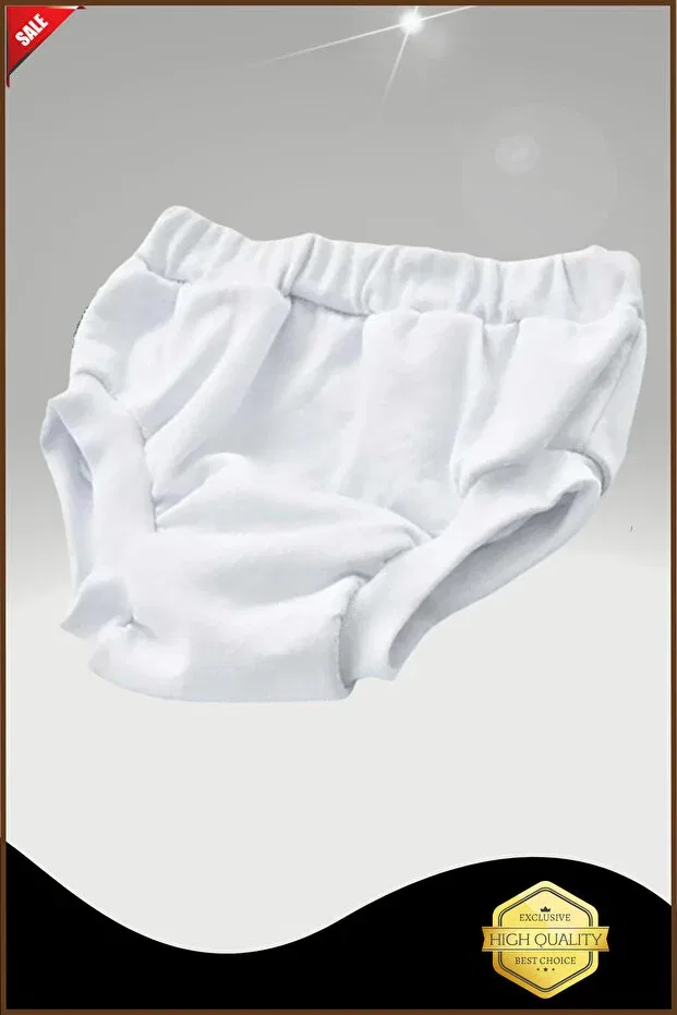 Детские трусы для девочек хлопковые комплект 3 шт Overpet, White