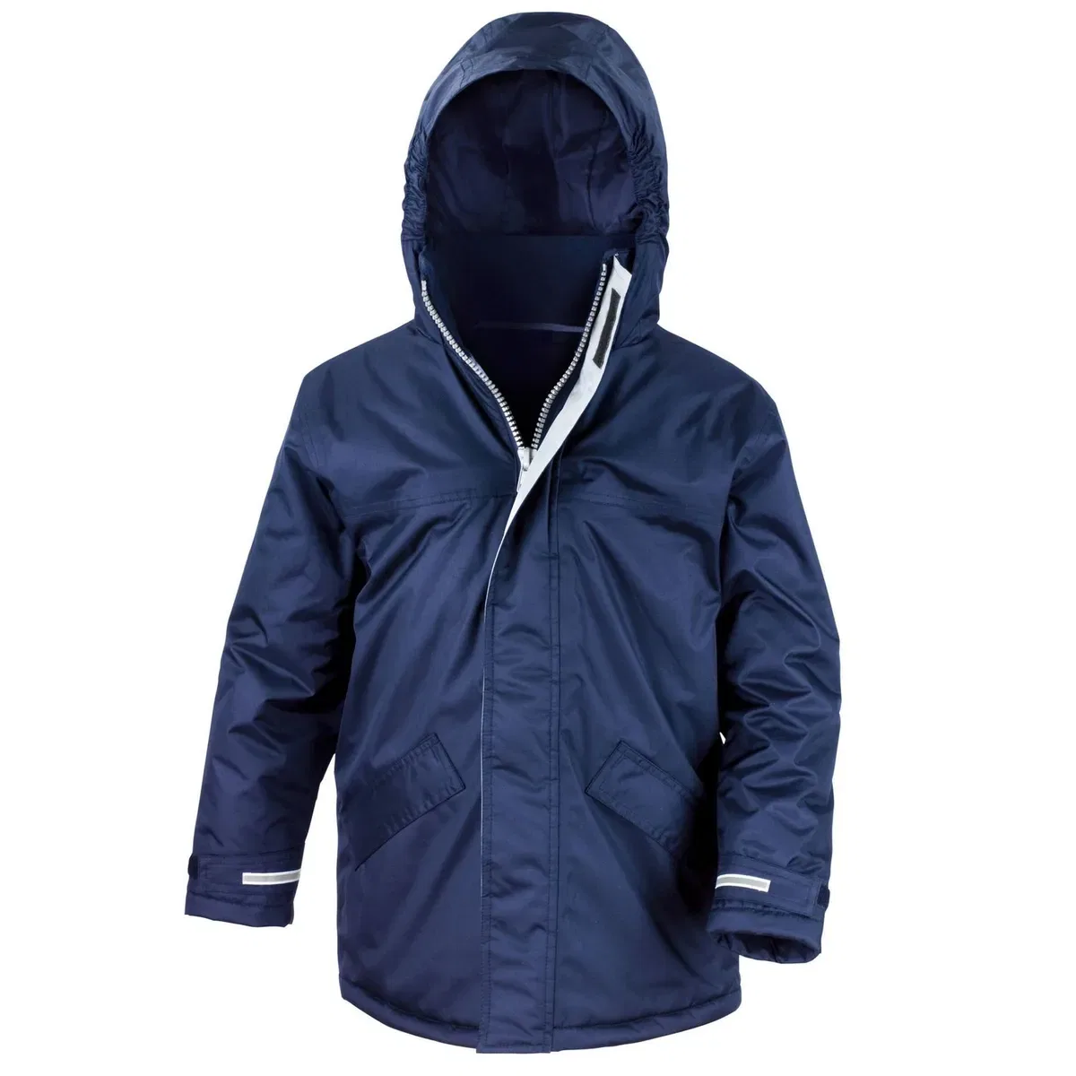 Детское пальто-парка Plain black Result Core, Navy