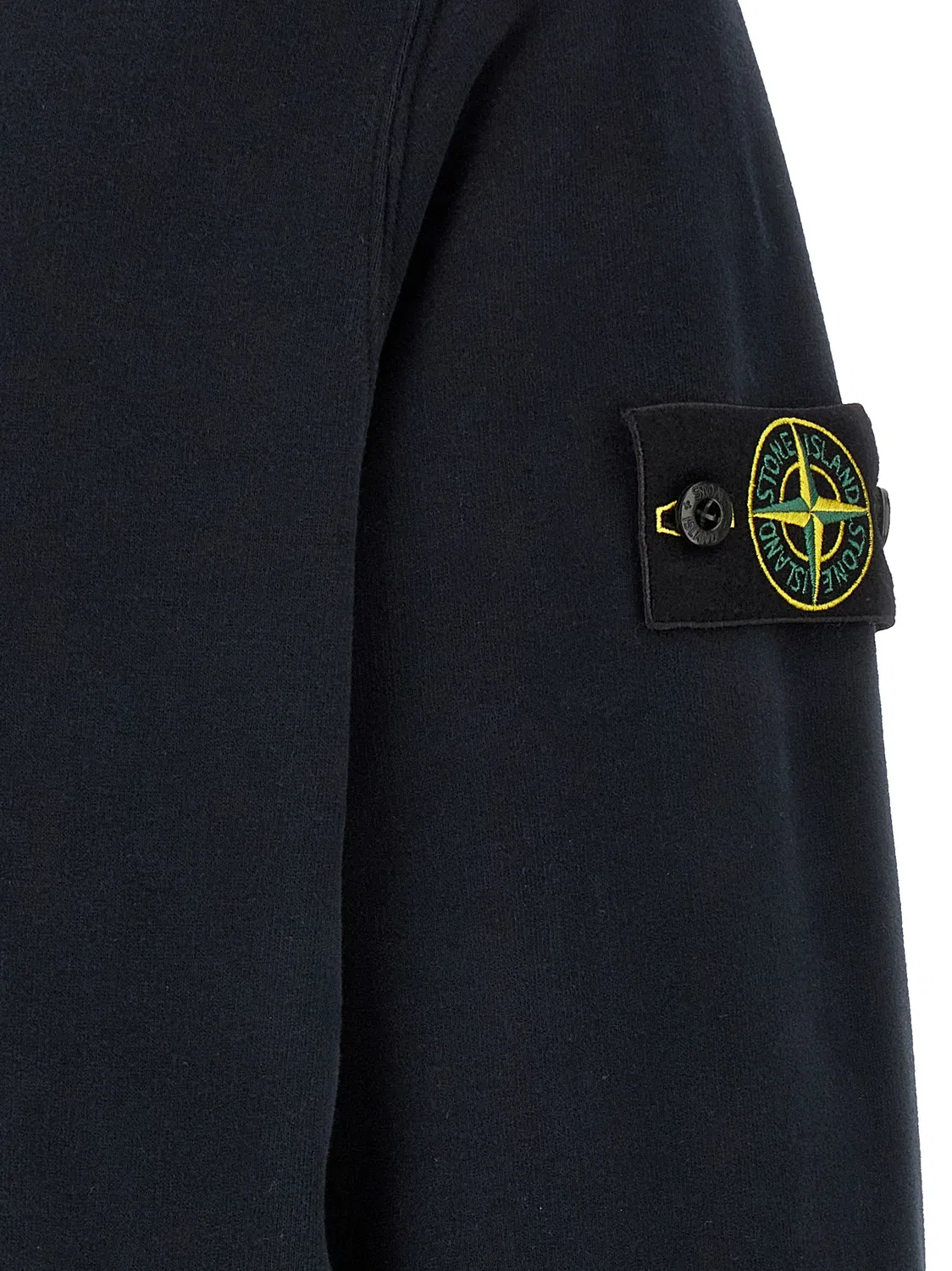 Худи Badge Stone Island, синий — фото 4