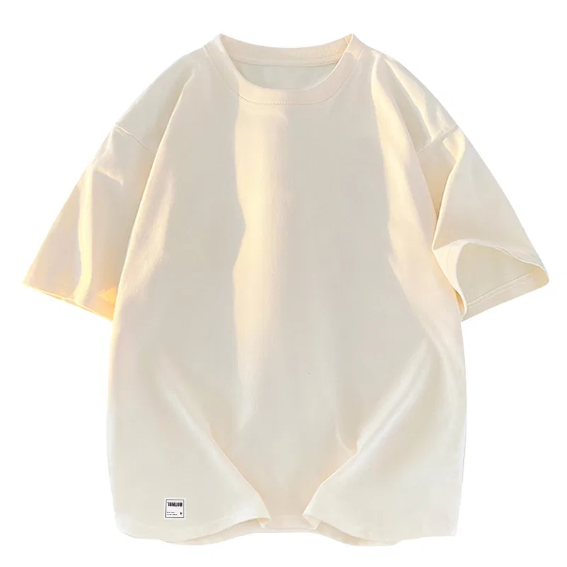 Детская футболка с коротким рукавом из хлопка Tonlion, Цвет Light Beige