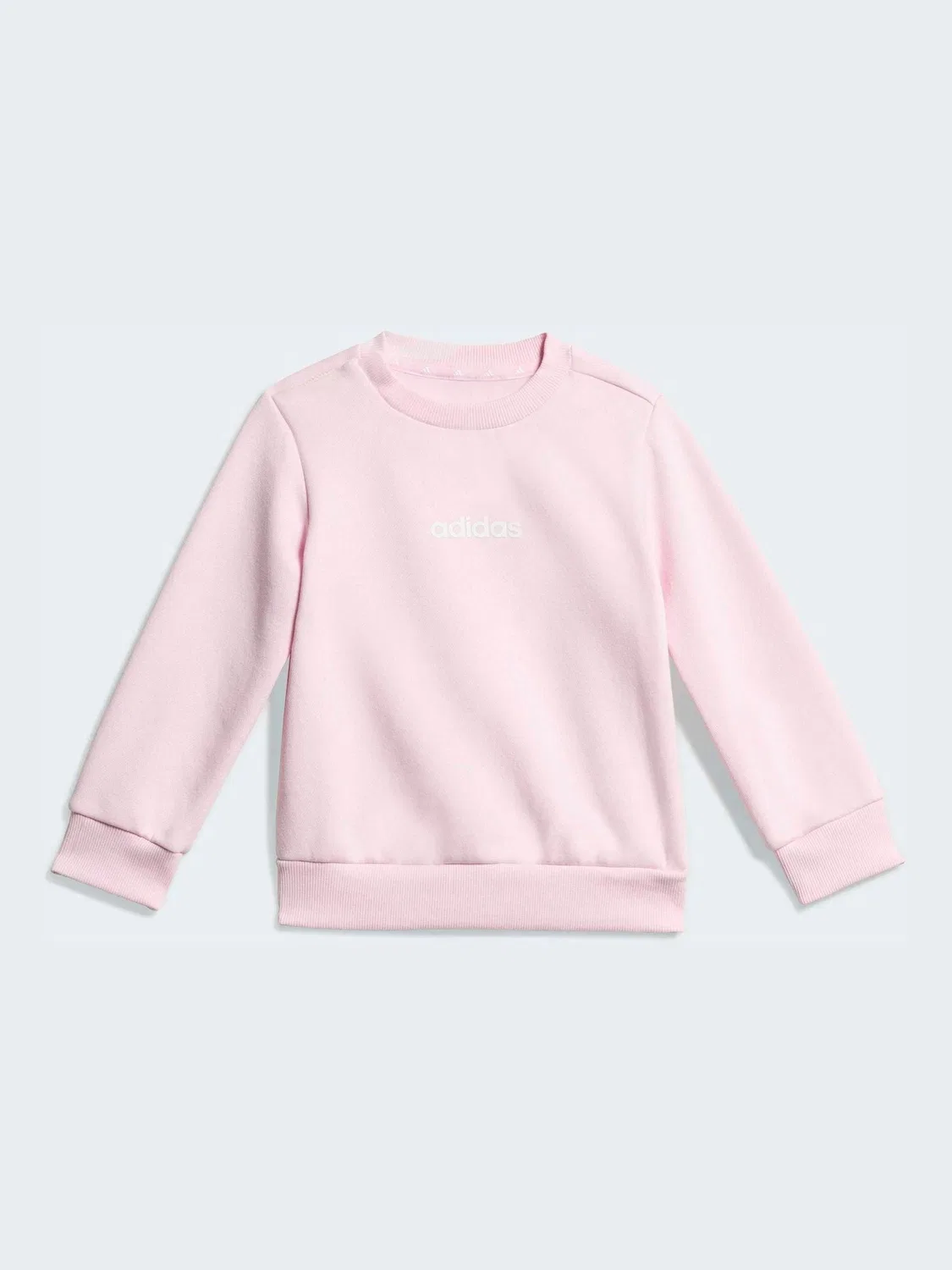 Детский спортивный костюм adidas, модель Pink Sweat Top & Joggers Set, розовый — фото 2
