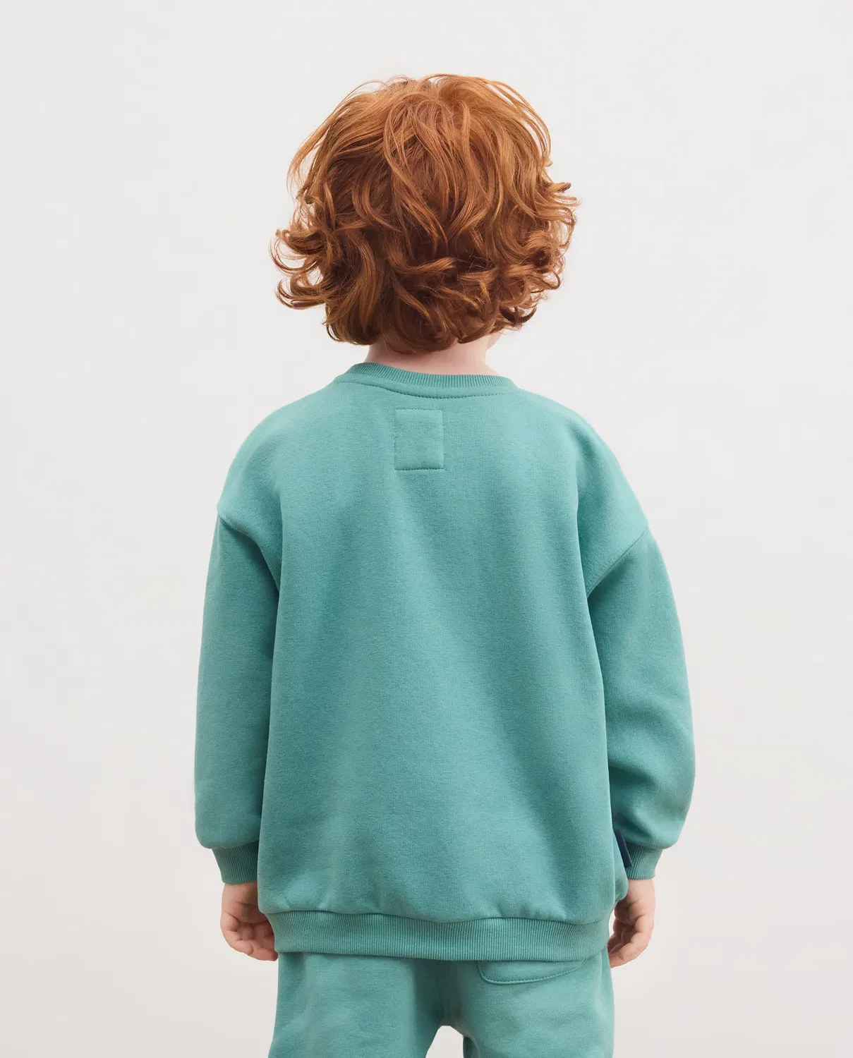 Детская худи для мальчиков с круглым вырезом Kids El Corte Inglés, Verde — фото 3