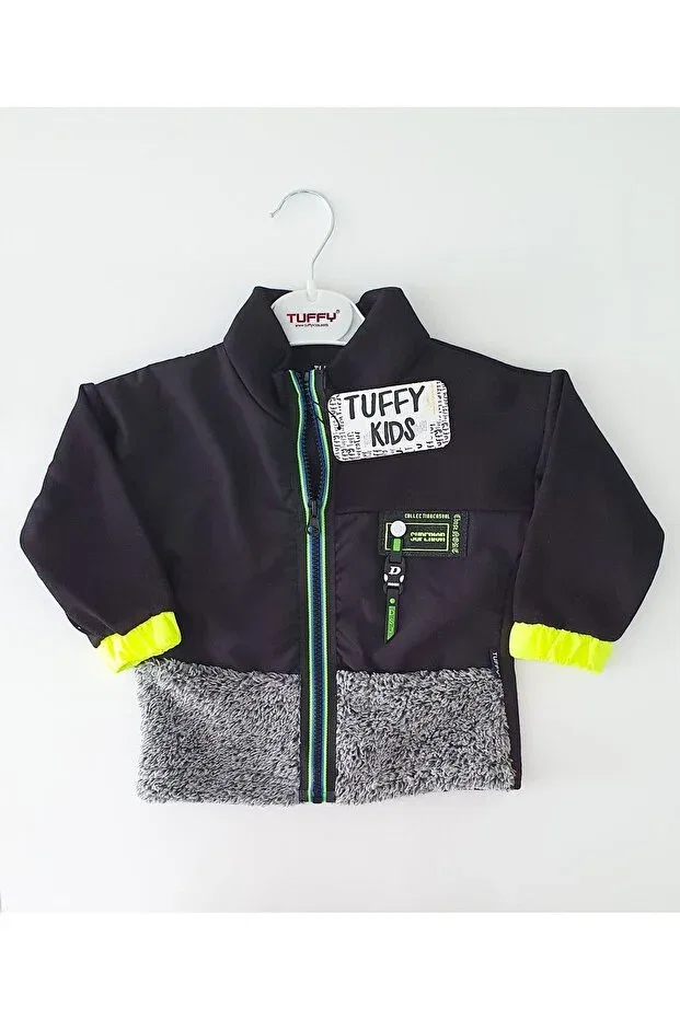 Детский кардиган для мальчиков с длинным рукавом Tuffy Kids, Black