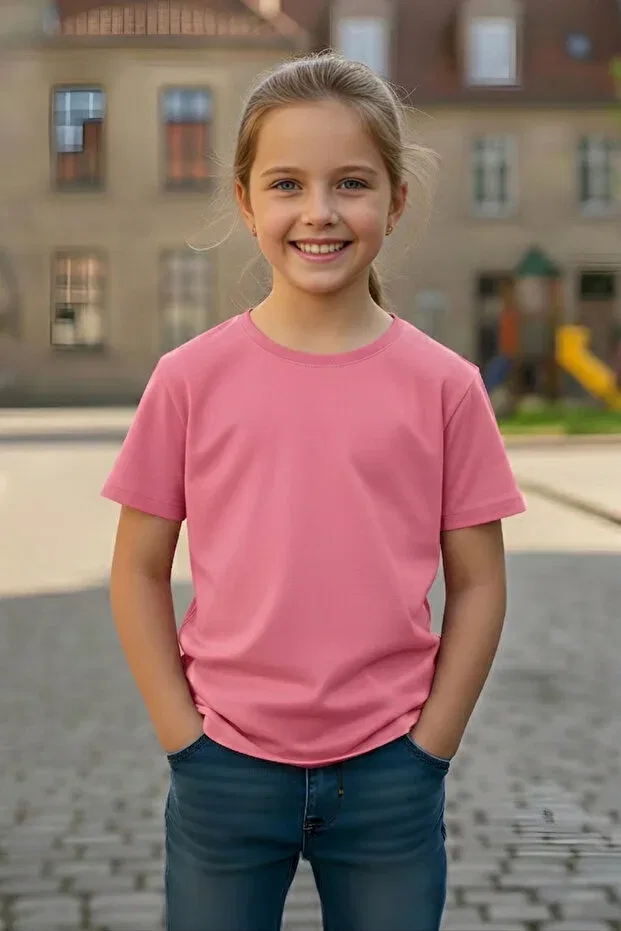 Детский комплект футболок с коротким рукавом Basics Mk Mukko Kids, Vibrant Color — фото 4