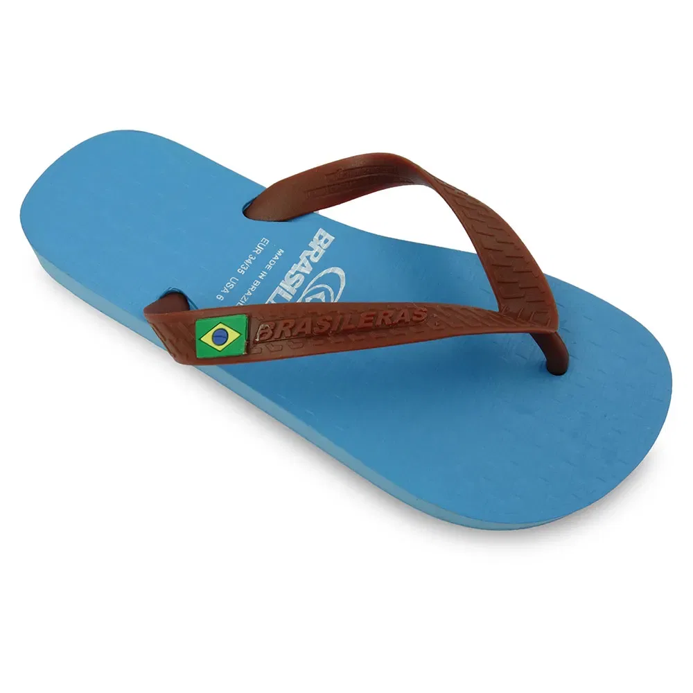Детские вьетнамки с принтом Classic Combi Brasil NL Brasileras, Blue