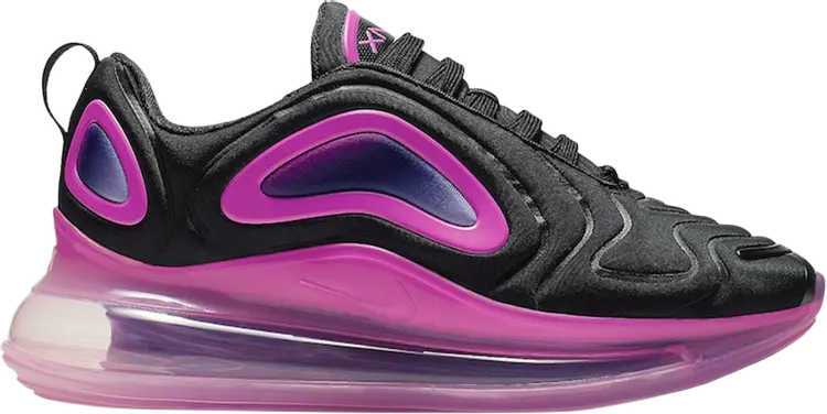 

Кроссовки Nike Air Max 720 GS 'Black Laser Pink', черный