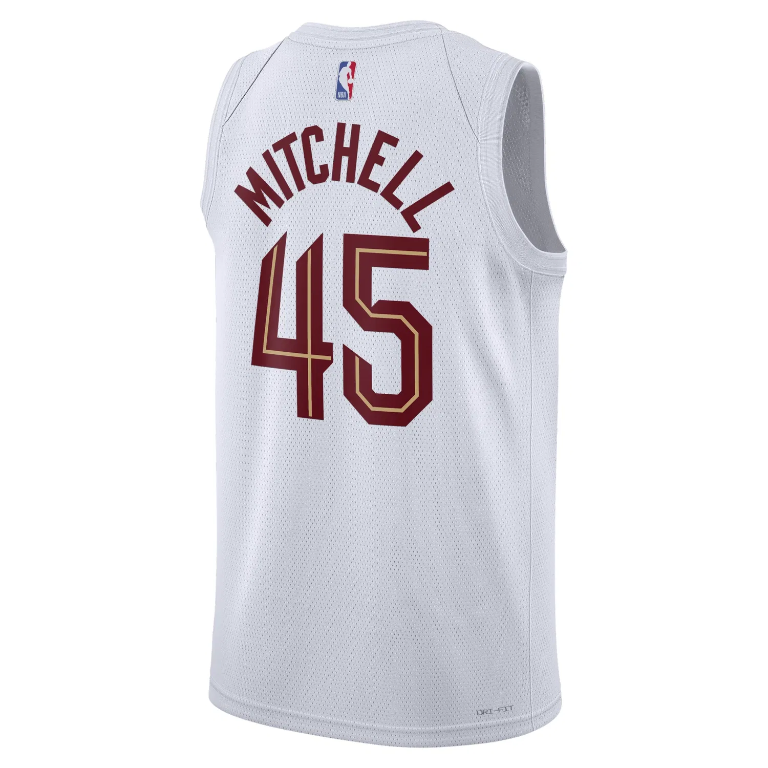 Мужская баскетбольная джерси Nike Mitchell Donovn Cleveland Cavaliers Association Edition Dri-Fit NBA, белый — фото 2