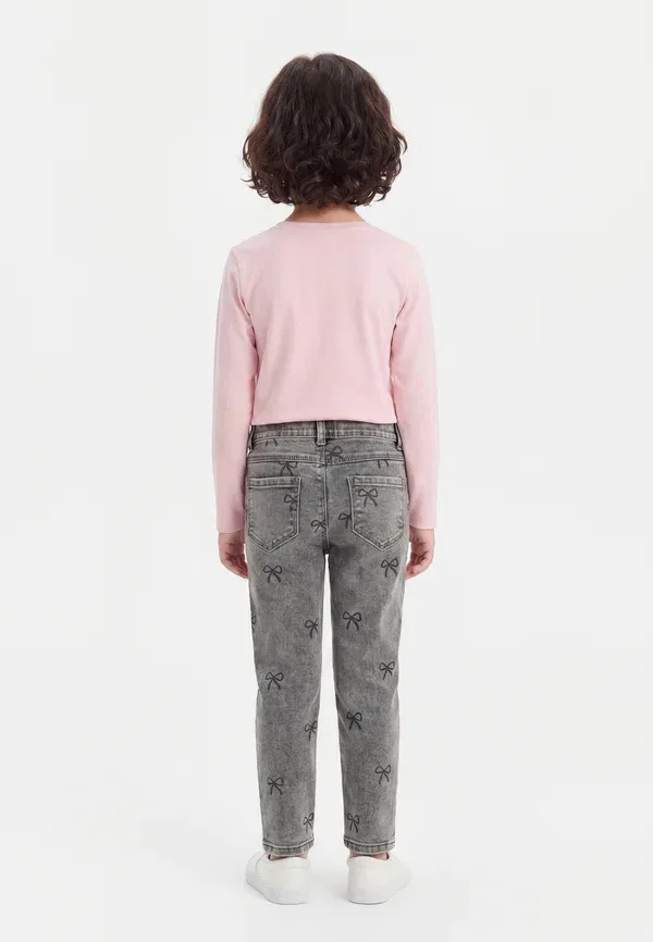 Джинсы с принтом 3555-on noos, Name It, Light Grey Denim, светло-серый — фото 2