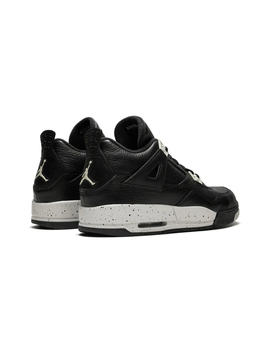 Кроссовки Air Jordan 4 Retro, черный — фото 3