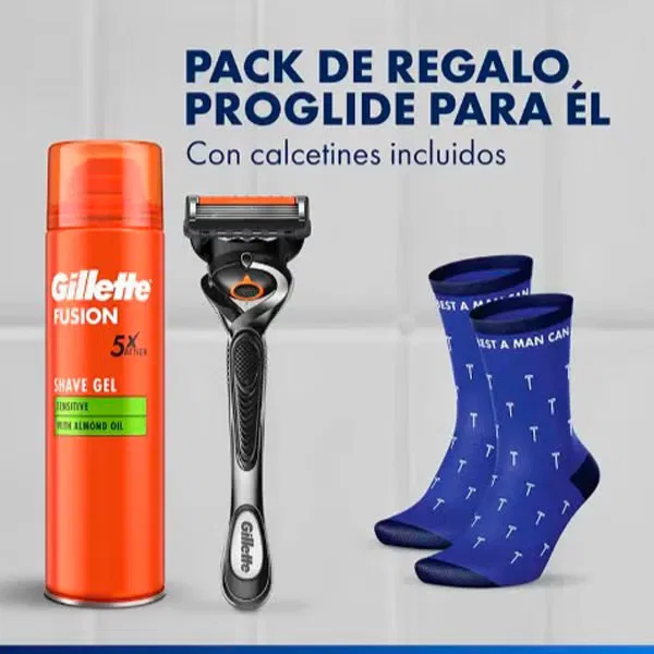 Набор для бритья с бритвой гелем и аксессуарами вариация Pack Proglide 2Up GILLETTE — фото 2