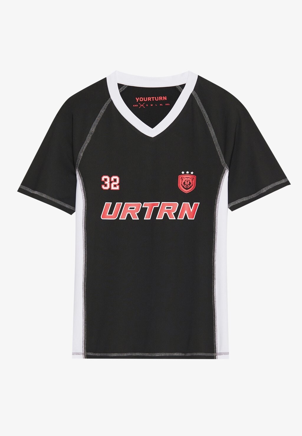 

Принт на футболке BABY FOOTBALL TEE UNISEX YOURTURN, черный