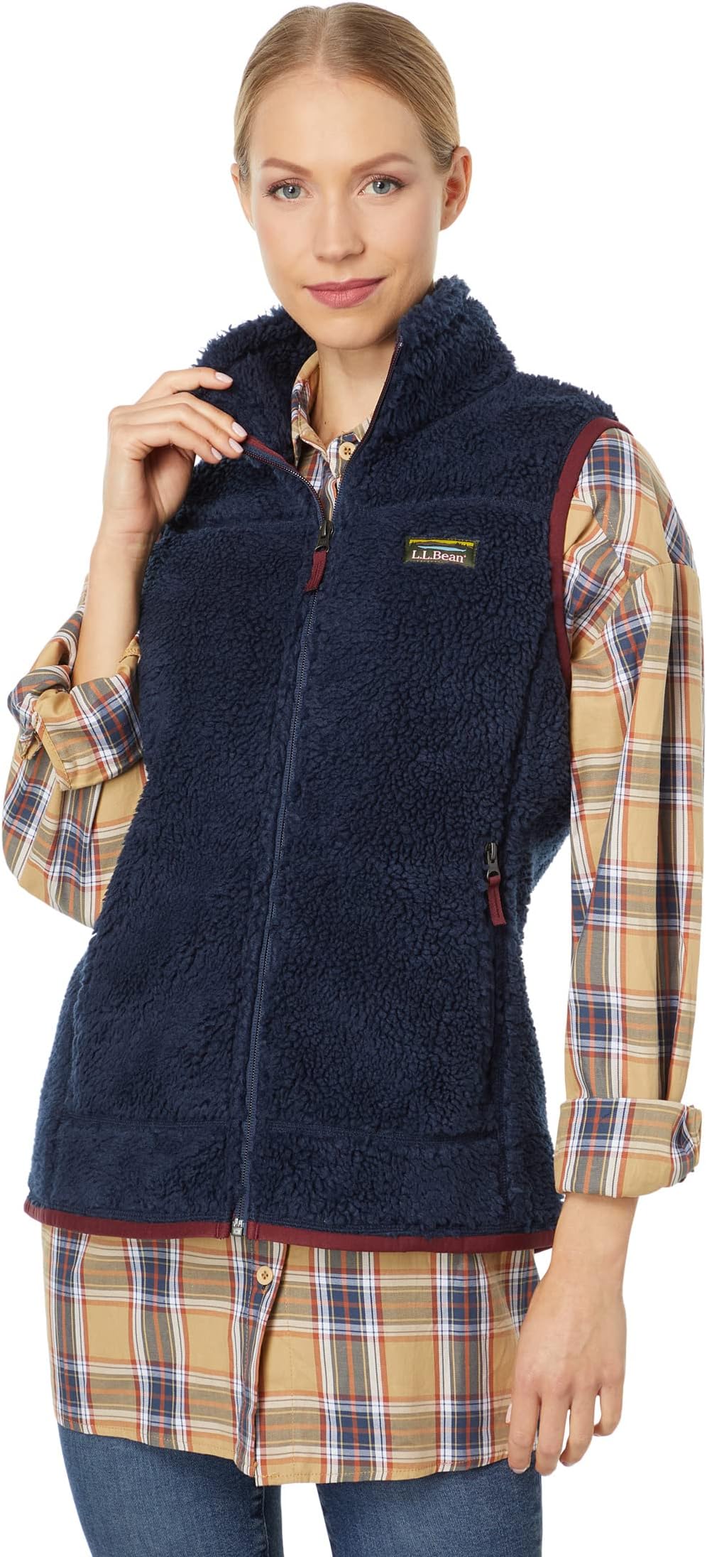 

Жилет L.L.Bean Mountain Pile Fleece Vest, цвет Nautical Navy