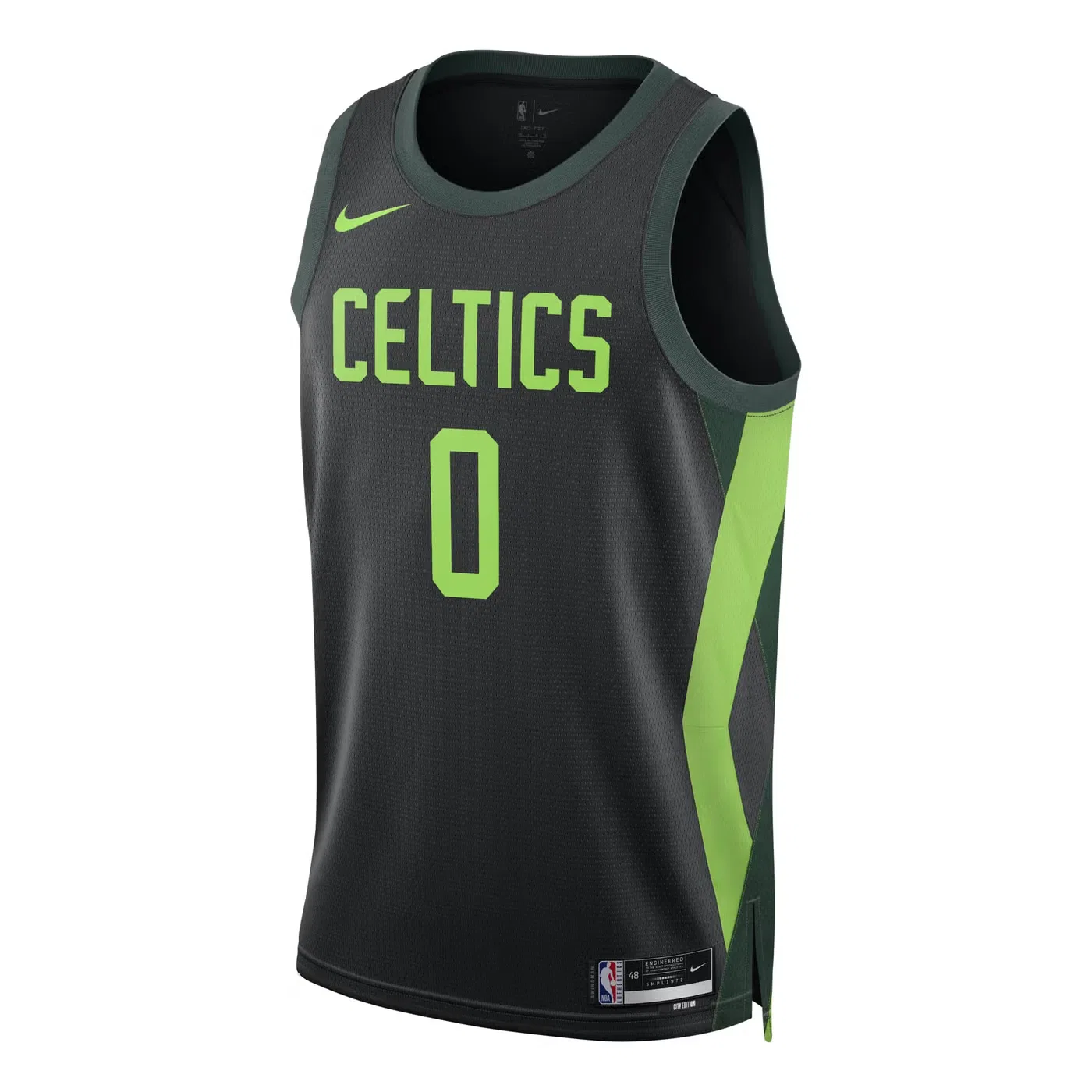 Джерси баскетбольное с принтом Boston Celtics 2024/25 City Edition Jayson Tatum Nike, черный