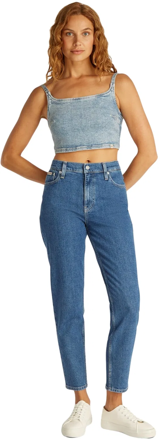 Женские джинсы Mom Jean Vita Alta Calvin Klein, Denim (Den Medium) — фото 4