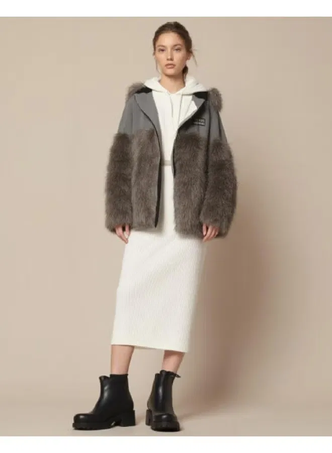 Юбка прямая хлопковая Zara, белая