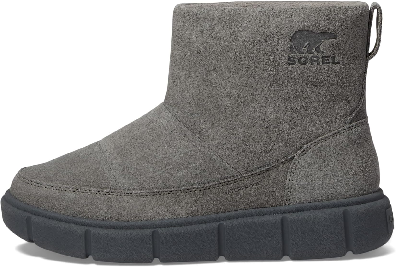 Ботинки женские зимние SOREL Sorel Explorer III водонепроницаемые из замши, черный — фото 4