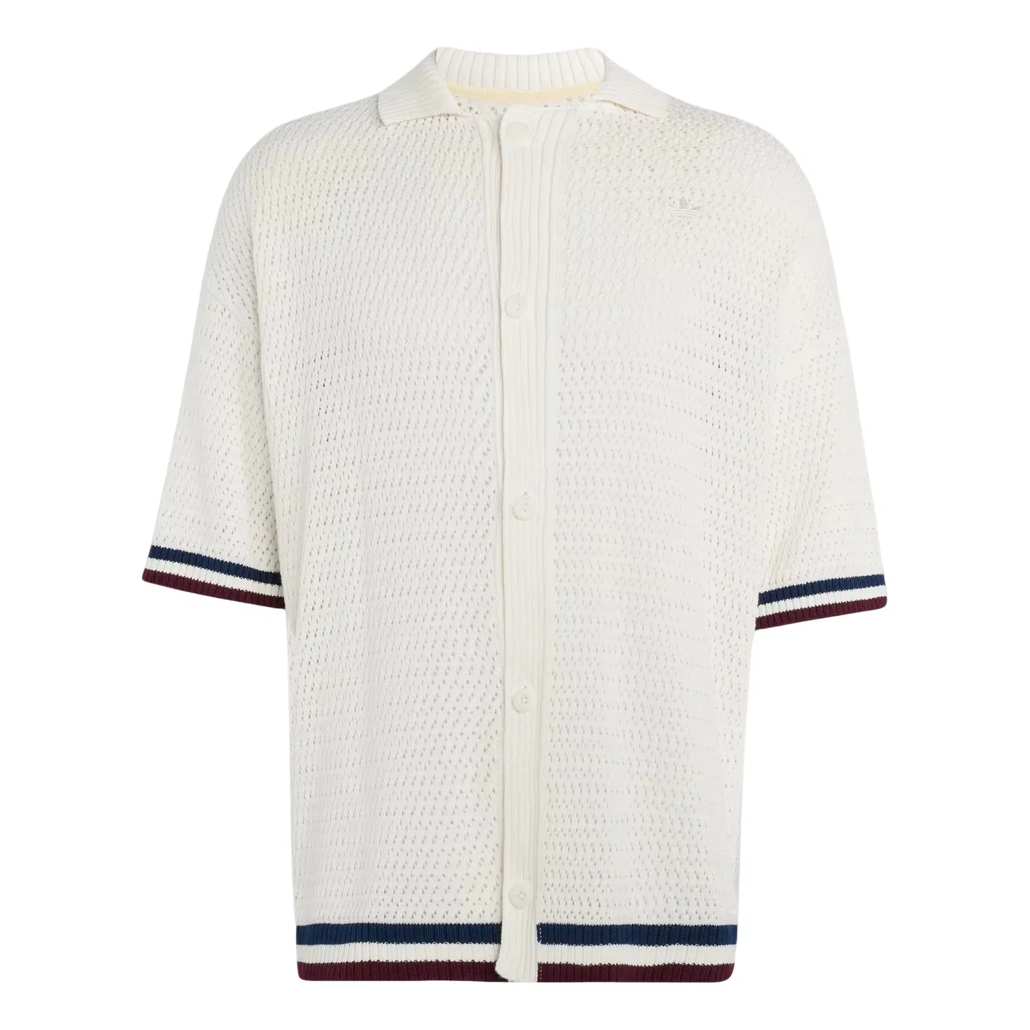 Мужская игровая майка Crochet Jersey Asia Sizing 'Cloud White' adidas, Cloud White
