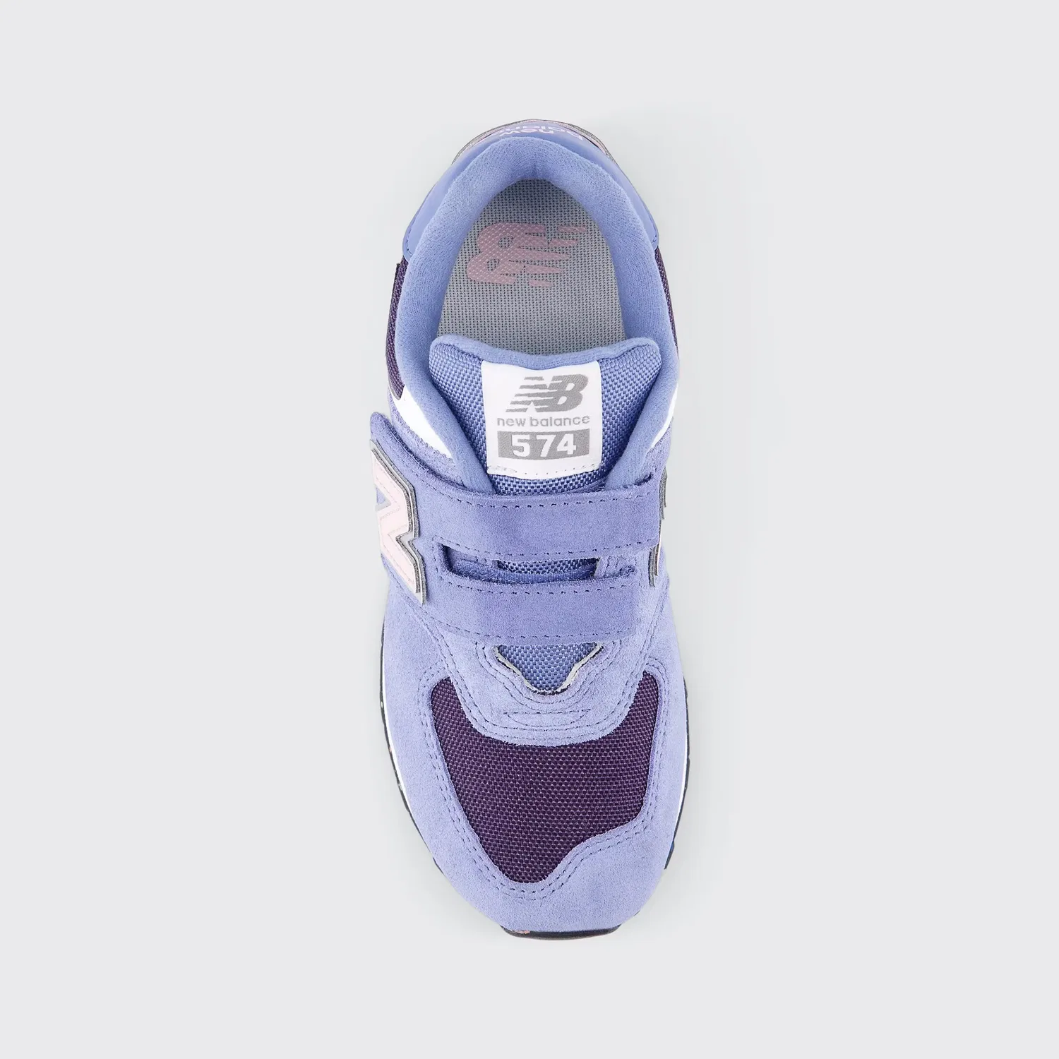 Детские кроссовки для мальчиков с липучками 574 Hook & Loop New Balance, Мorado — фото 3