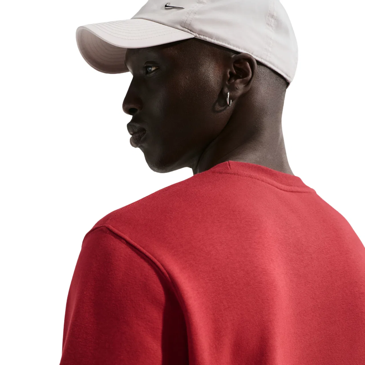 Куртка мужская Club Crew Nike, цвет White/Red — фото 2