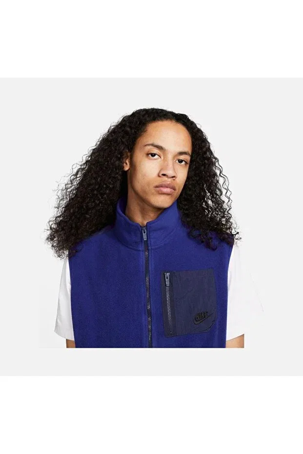 Мужская безрукавка из флиса Nike, Navy Blue — фото 3