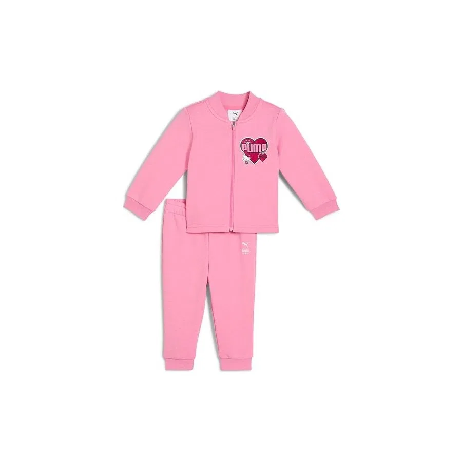 Детский спортивный костюм с принтом Hello Kitty&Friends Minicats Puma, Розовый — фото 4