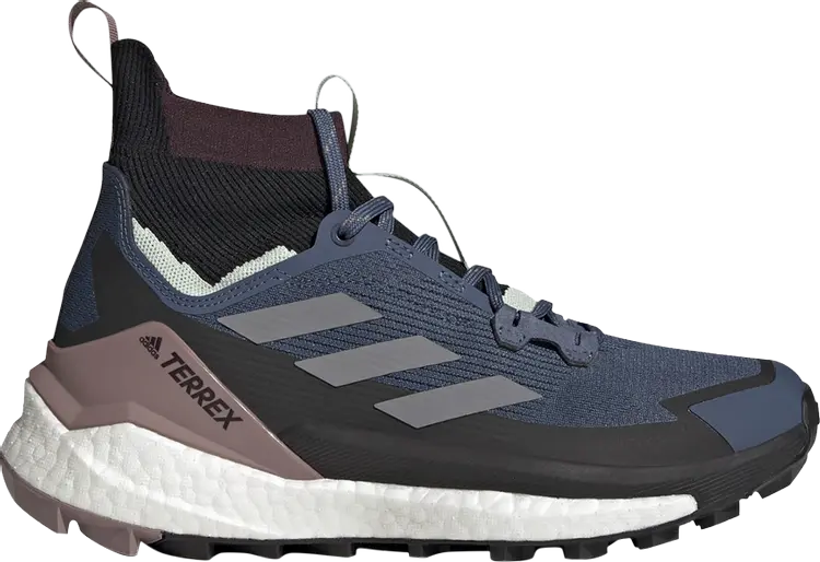 Ботинки Adidas Wmns Terrex Free Hiker 2 'Wonder Steel Purple', синий — фото 2