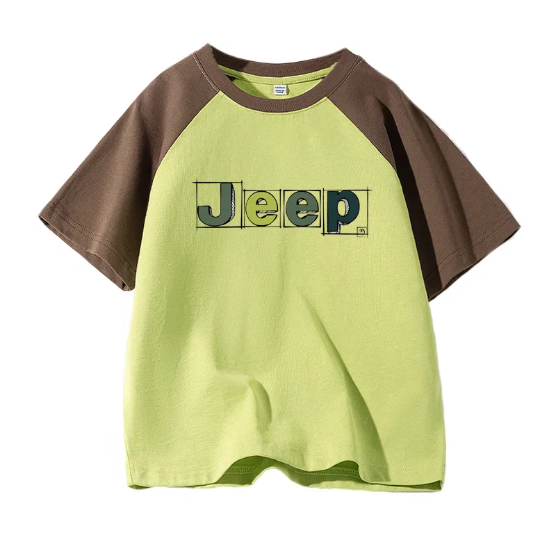 Детская футболка с принтом Jeep Kids