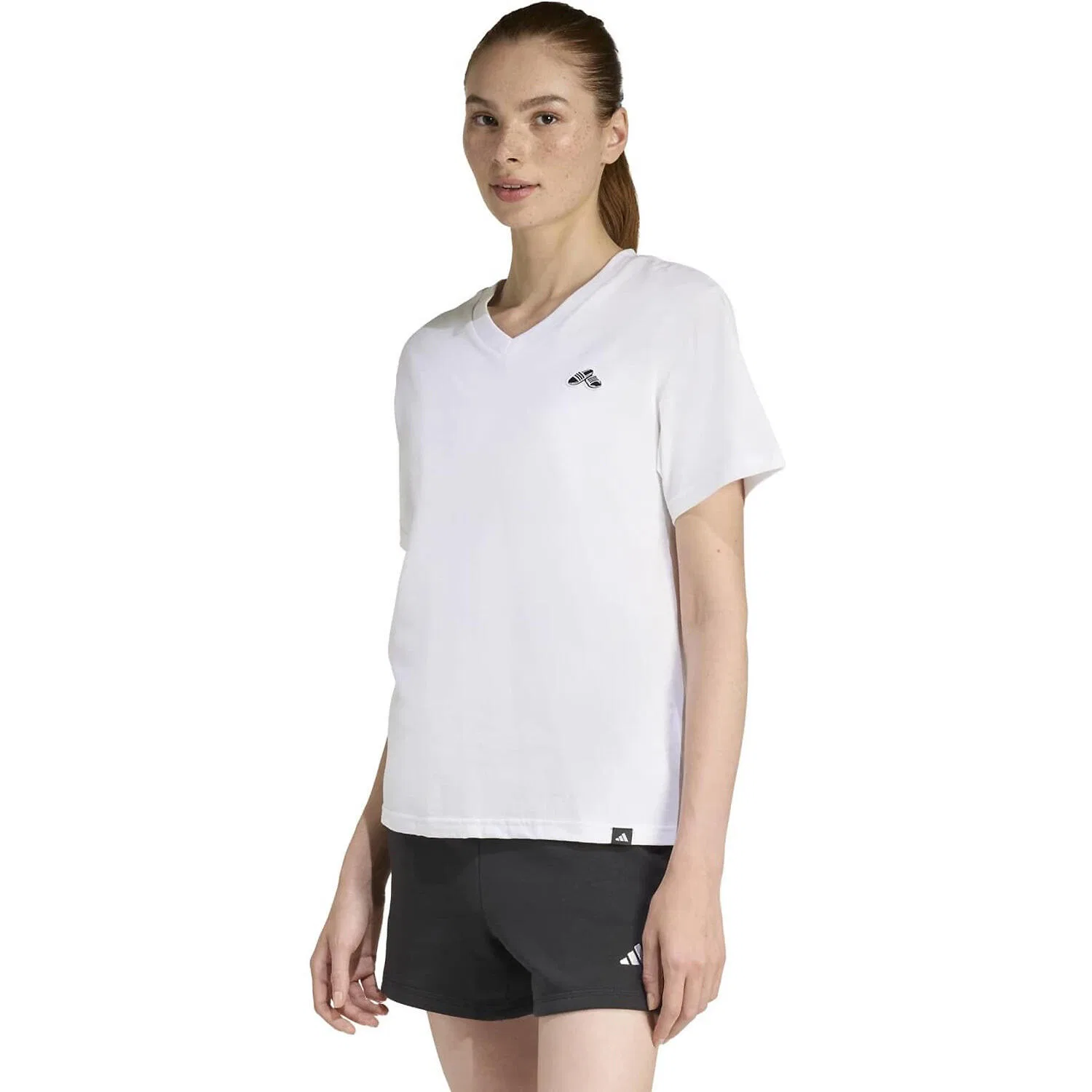 Женская футболка с V-образным вырезом SLIDE VNECK Adidas, Bunt — фото 2