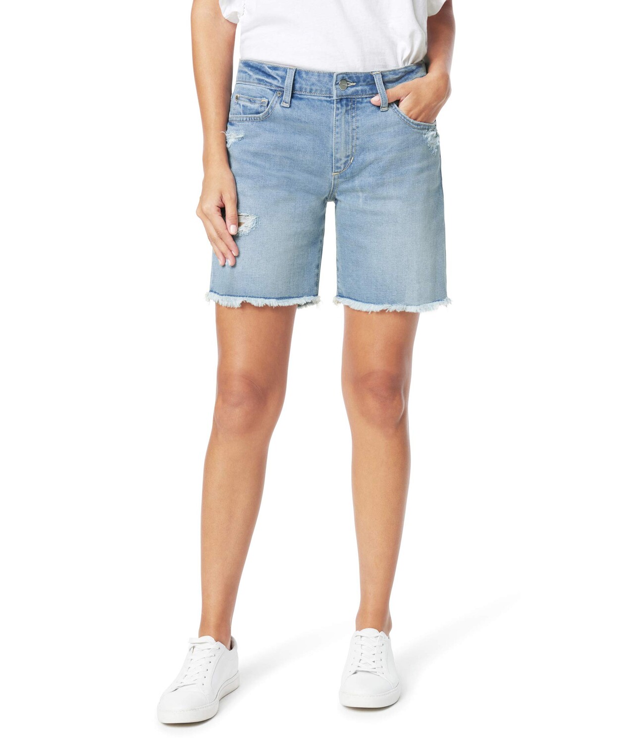 

Шорты Joe's Jeans, 7" Bermuda Shorts Fray Hem in Shasta