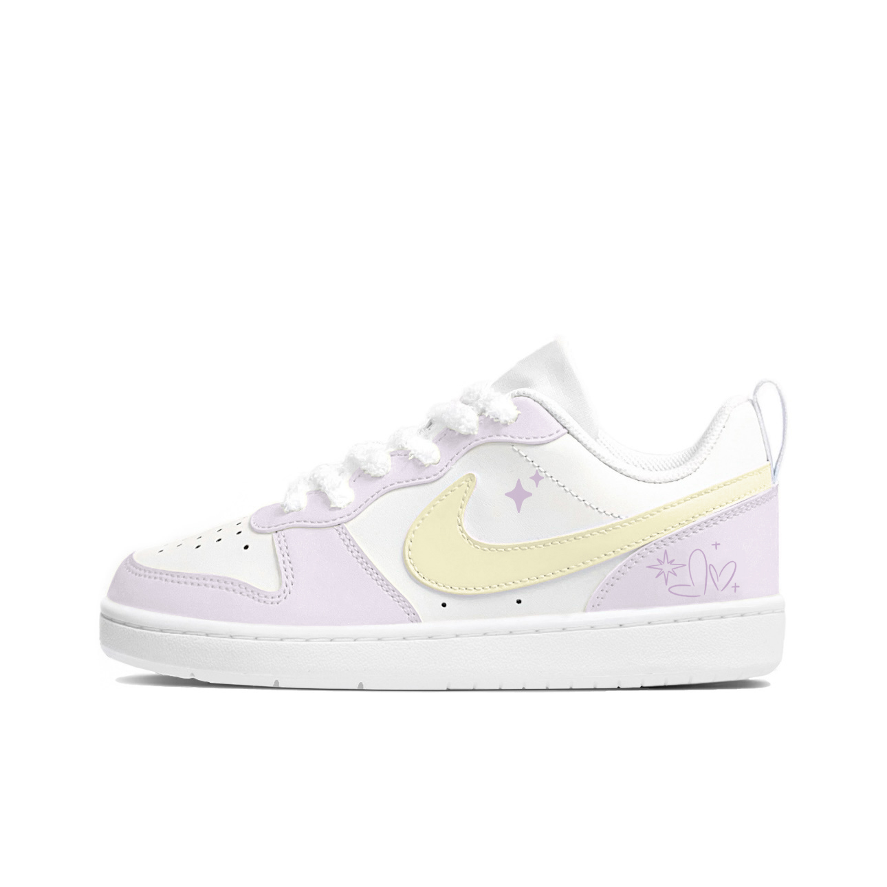 

Детские скейтерские кеды Court Borough Nike, желтый