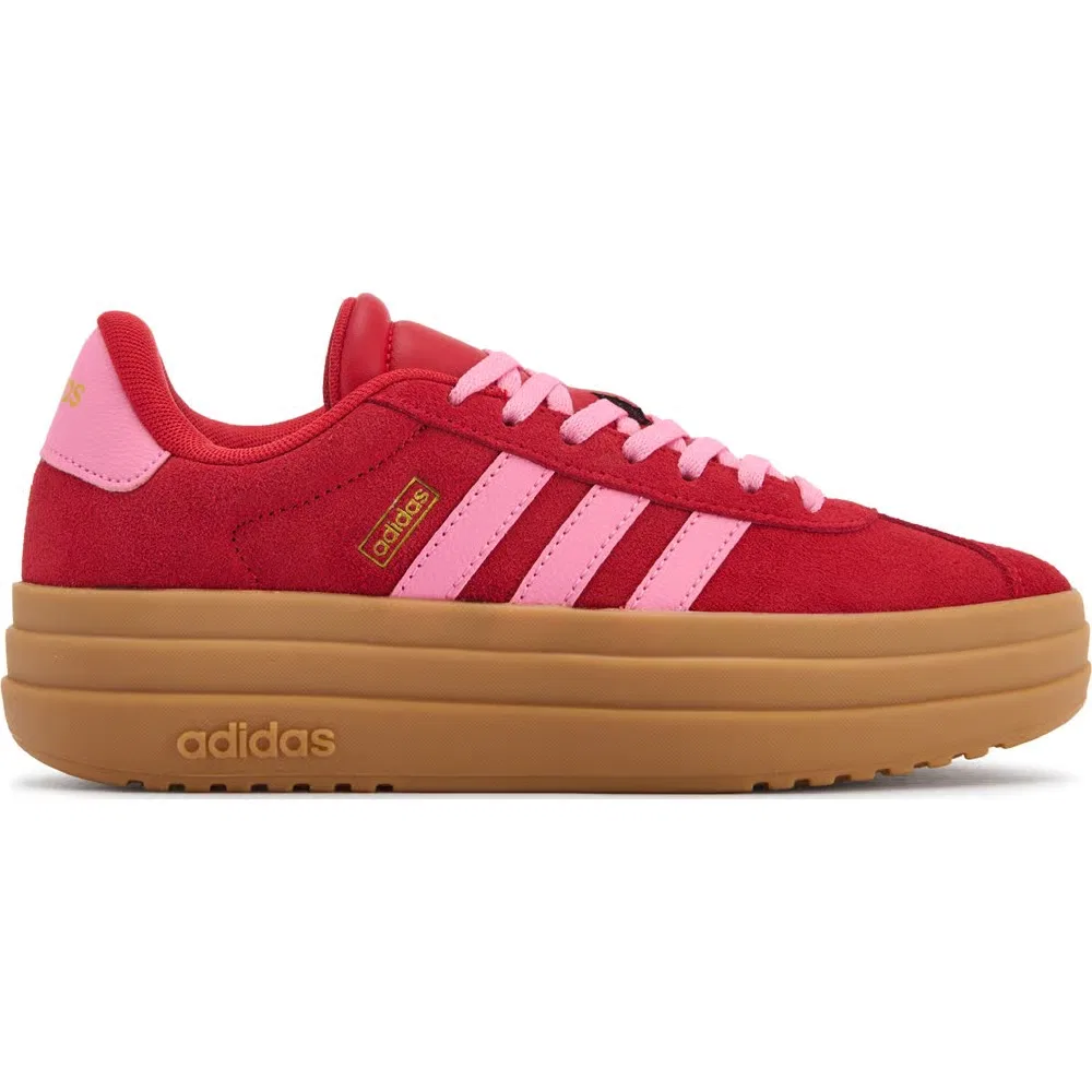 Детские кроссовки VL Court Bold Adidas, Red/Pink — фото 2
