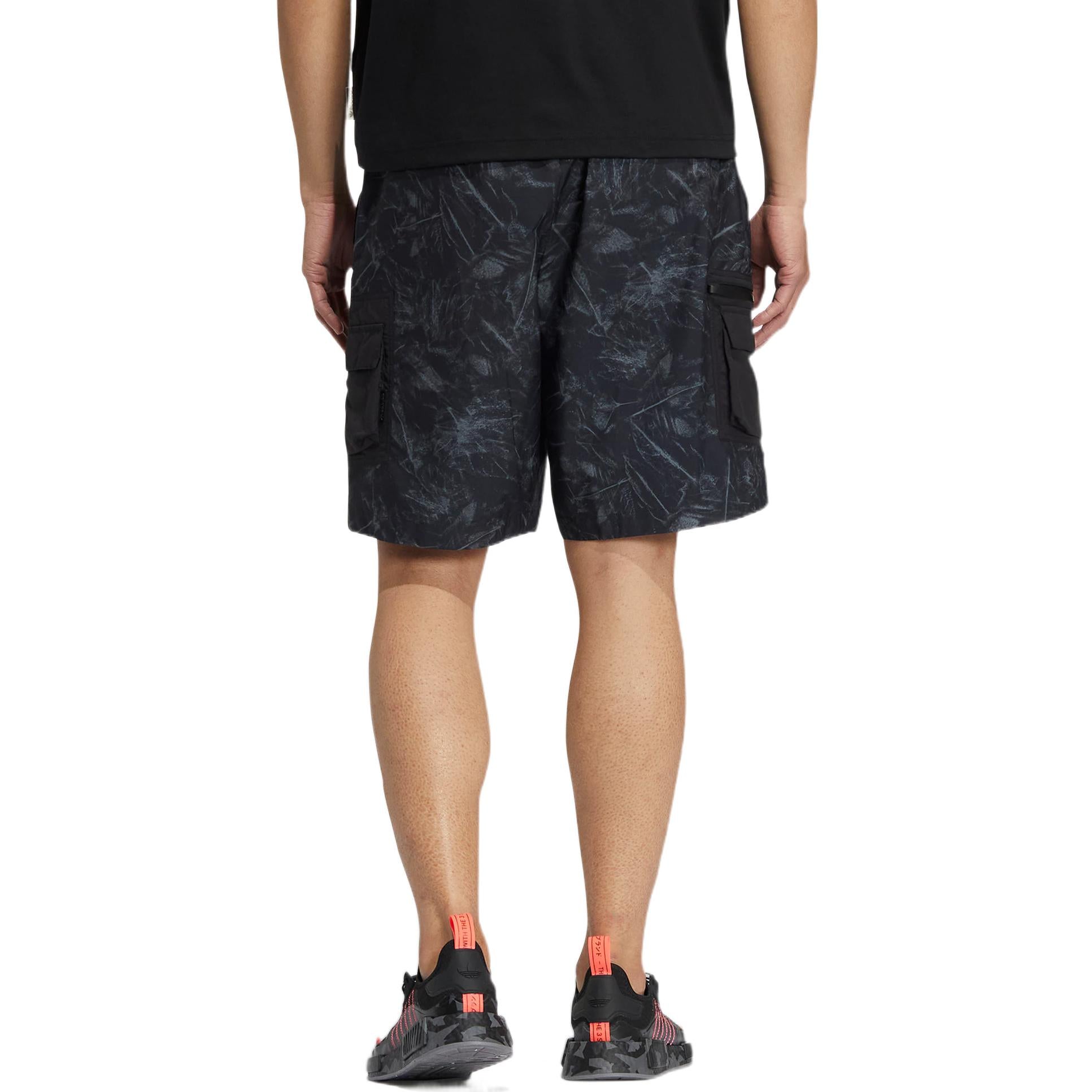 Шорты adidas originals Full Print Button Printing Straight Shorts Black HS7288 — фото 3