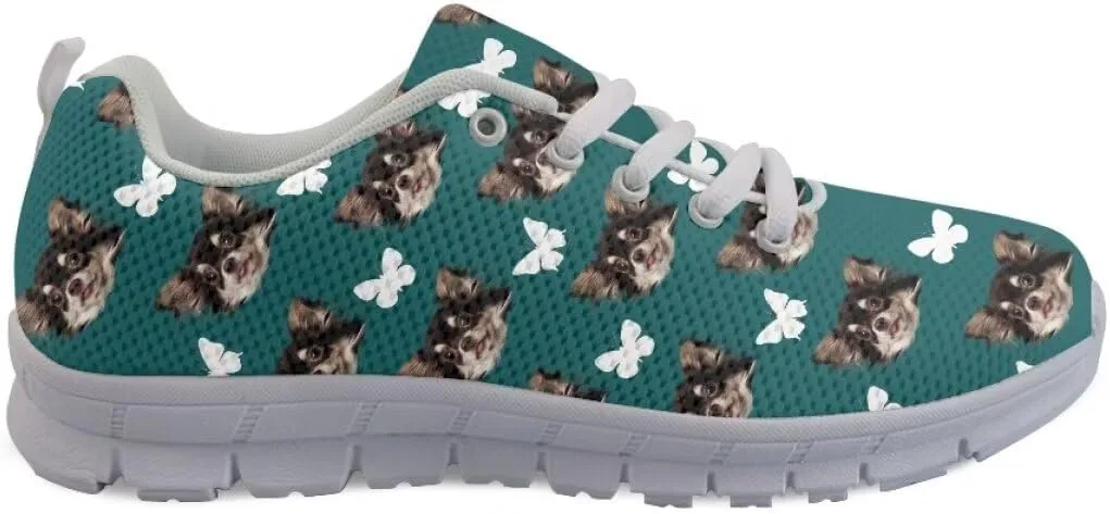 

Кроссовки для ходьбы AmzPrint для мужчин с милым анималистическим принтом, белой подошвой, походные кроссовки, модные повседневные кроссовки, размеры 6.5-13.5