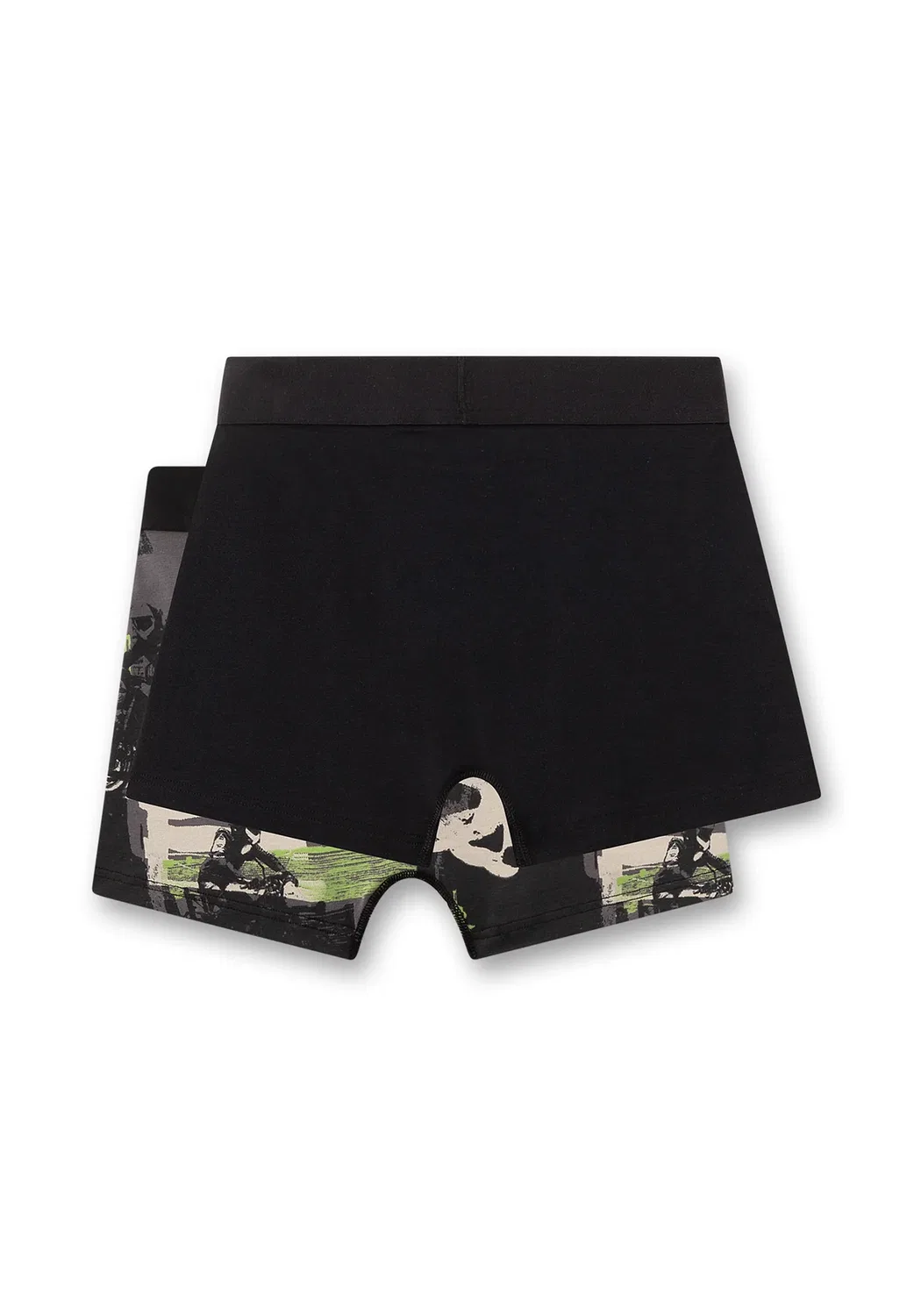 Jungen-Hipshorts (doppelpack) и schwarz Motorrad - трусы-боксеры Sanetta, Grau — фото 2