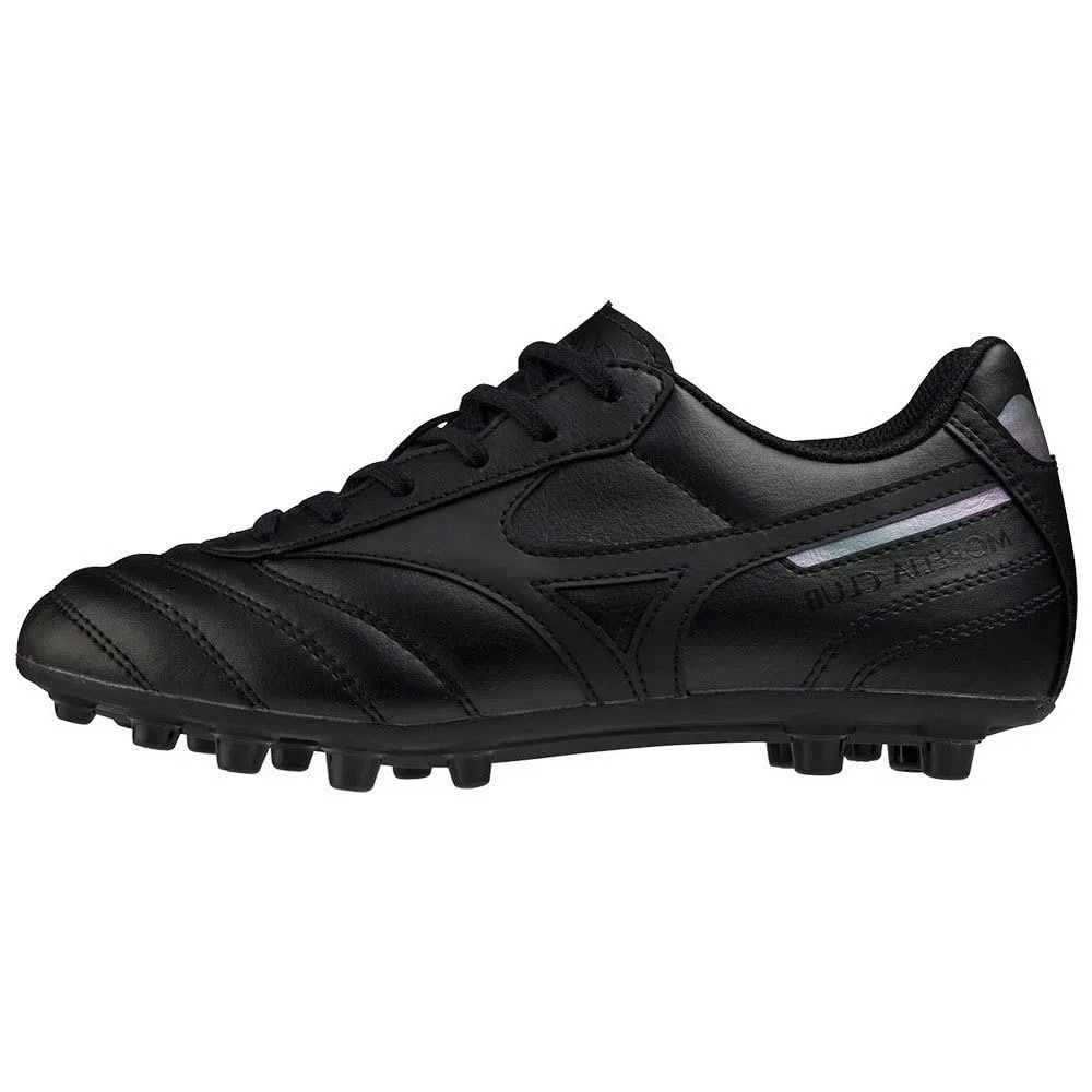 Детские кроссовки для мальчиков с принтом Morelia Ii Club Agjr Mizuno, Blk Blk Iridescent