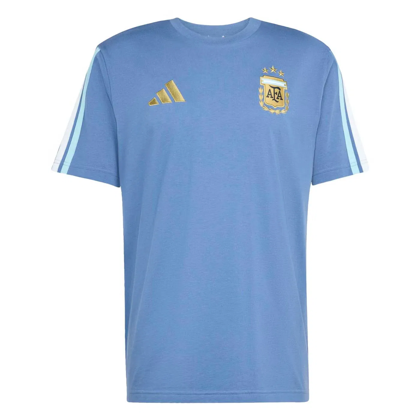 Футболка с принтом Argentina DNA Adidas, голубой
