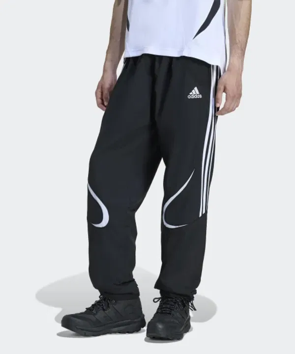 Тренировочные штаны Adicolor Teamgeist, Adidas, черный/белый