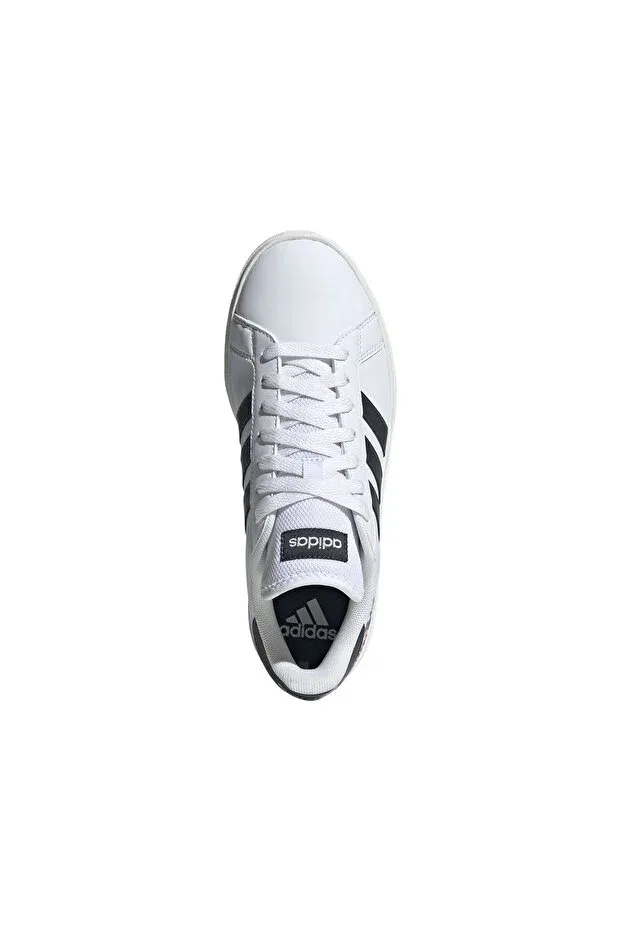 Детские кроссовки для девочек с графическим принтом Adidas, White Pattern — фото 3