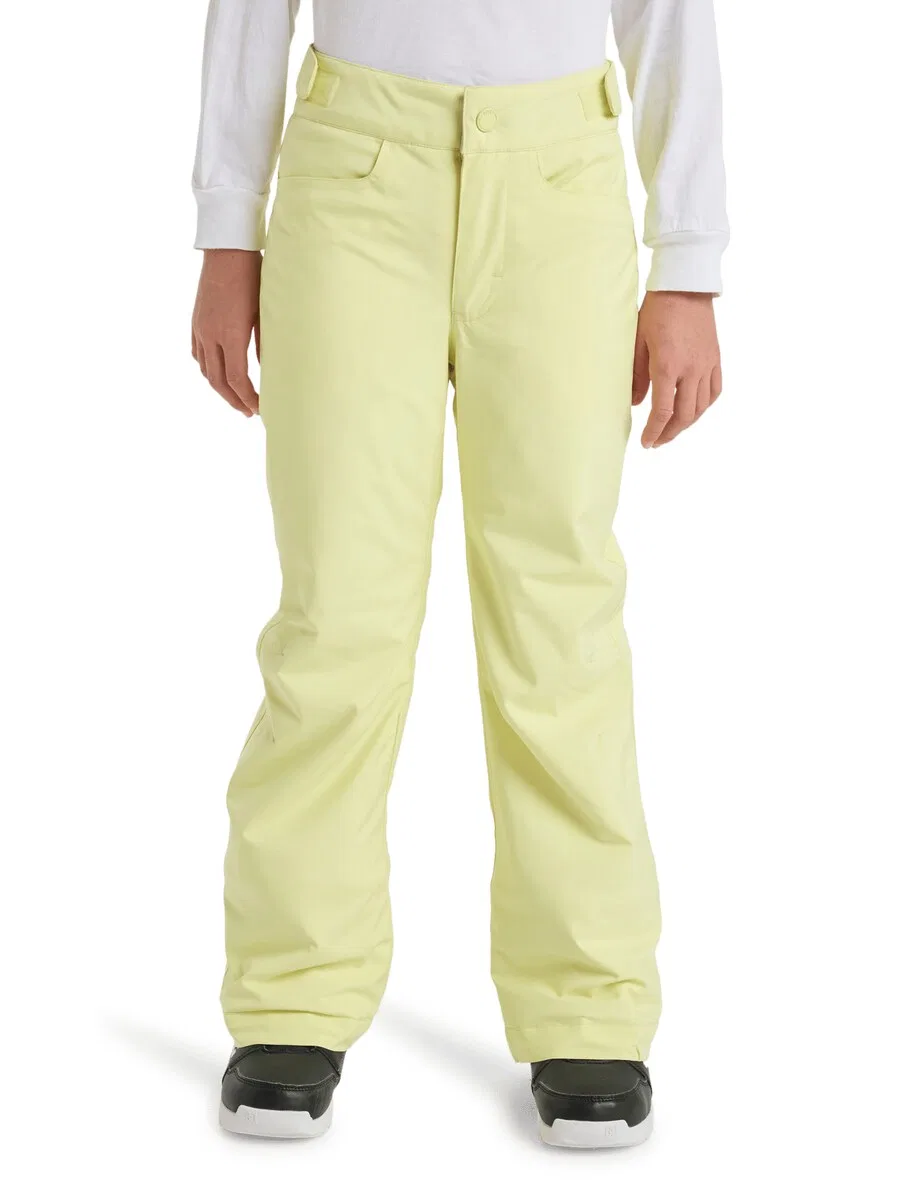 Спортивные штаны ROXY Regular Workout Pants 'Backyard' светло-желтого цвета