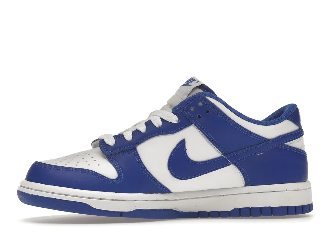 Детские кроссовки с низким вырезом Nike Dunk Low, Racer Blue/White/Racer Blue — фото 3