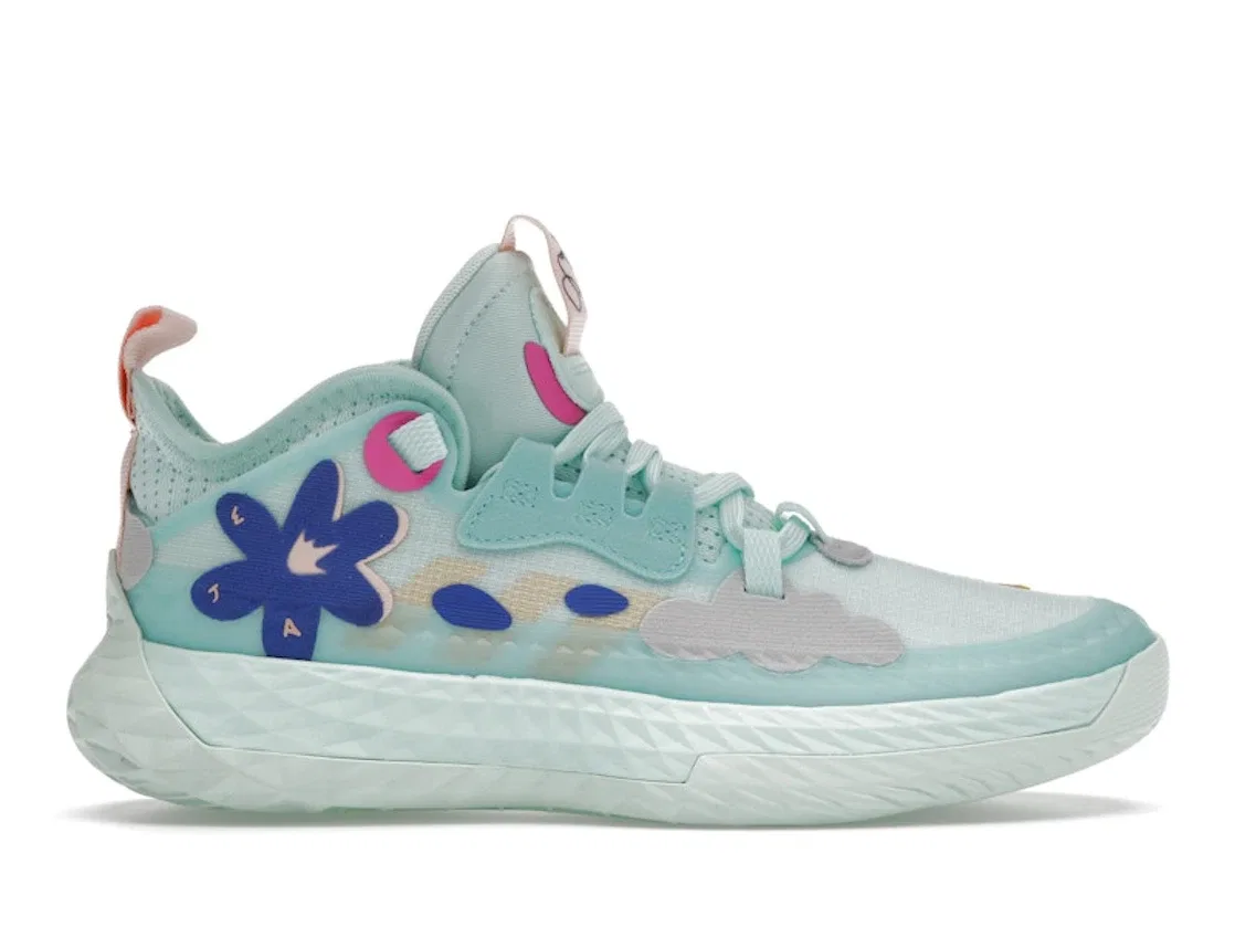Детские баскетбольные кроссовки Adidas Harden Vol. 5 Futurenatural, Clear Mint Crew Yellow Clear Mint