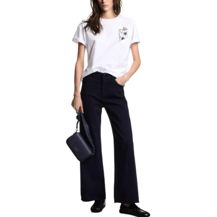 Футболка с принтом, Emporio Armani, White — фото 2