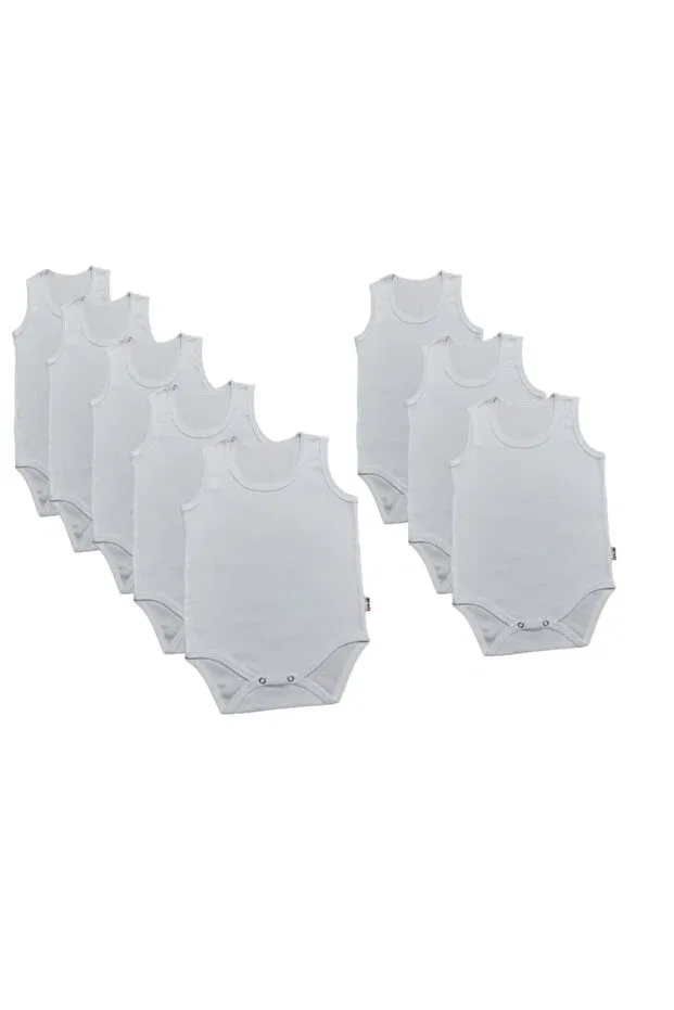 Детское боди с бретельками 8 предметов Generic Brands, White
