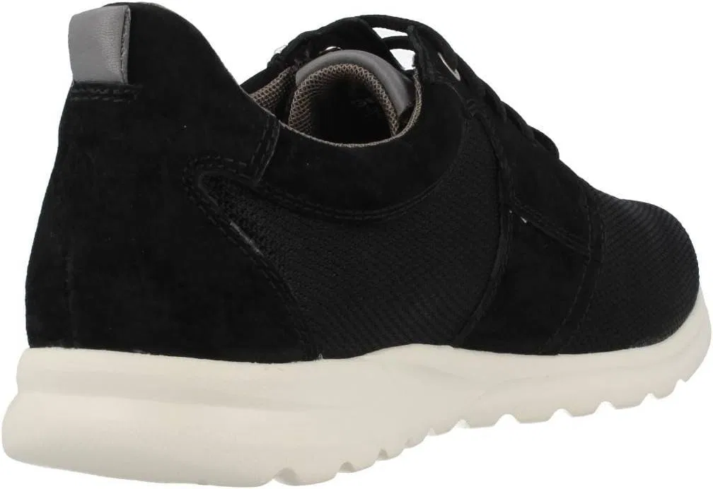 Кроссовки Geox U Damian B Herren Low-Top, Black Blackc9999 — фото 3
